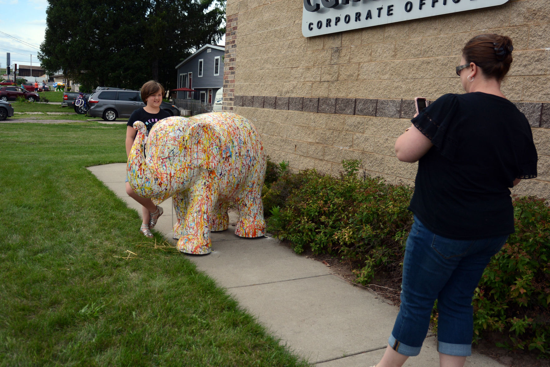 Parade of elephants
